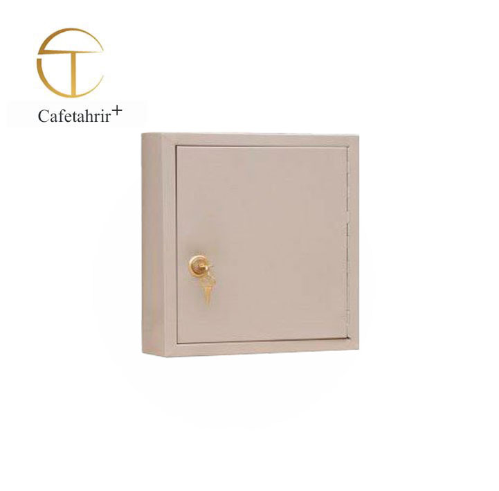 باکس جاکلیدی دیواری 34 تایی فلزی قفل دار همراه با جاکلیدی رنگی