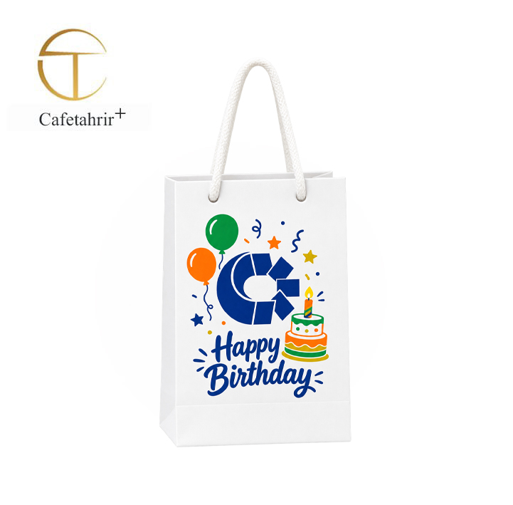 پاکت هدیه چاپی جنس مقوایی طرح Happy Birthday